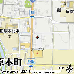 奈良県磯城郡田原本町鍵60-2周辺の地図
