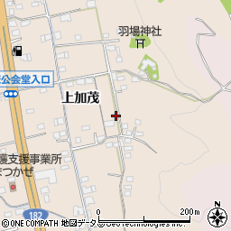 広島県福山市加茂町上加茂447周辺の地図
