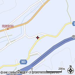 広島県山県郡安芸太田町中筒賀1275周辺の地図
