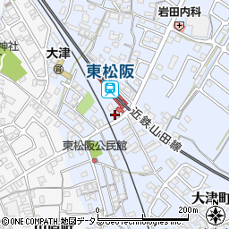 三重県松阪市大津町353周辺の地図