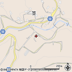 奈良県桜井市笠4096周辺の地図