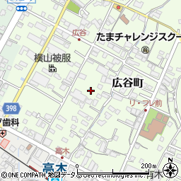 広島県府中市広谷町861周辺の地図