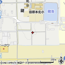 奈良県磯城郡田原本町鍵26周辺の地図