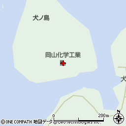 岡山県岡山市東区犬島58周辺の地図