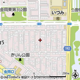 新金岡町5丁5蒲谷邸[akippa]駐車場周辺の地図
