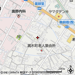 広島県府中市高木町341周辺の地図