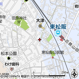 三重県松阪市大津町356周辺の地図
