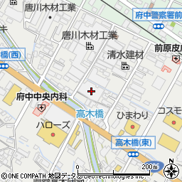 広島県府中市高木町213-1周辺の地図