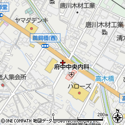 広島県府中市高木町397周辺の地図
