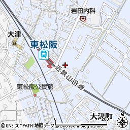 三重県松阪市大津町3周辺の地図