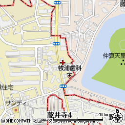 松山畳店周辺の地図