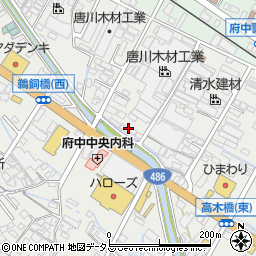 広島県府中市高木町250周辺の地図