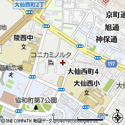大阪府堺市堺区大仙西町周辺の地図