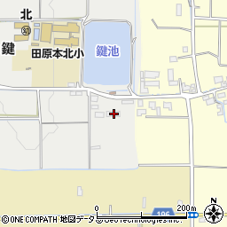 奈良県磯城郡田原本町鍵9周辺の地図