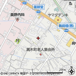 広島県府中市高木町343周辺の地図