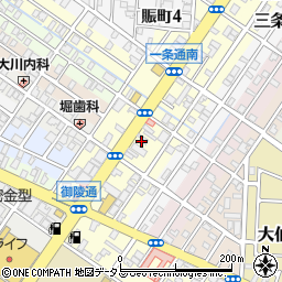 大阪府堺市堺区一条通4周辺の地図
