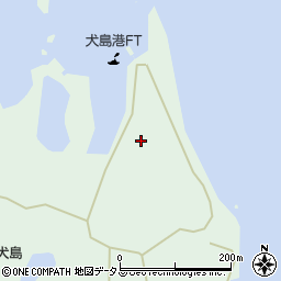 岡山県岡山市東区犬島324周辺の地図