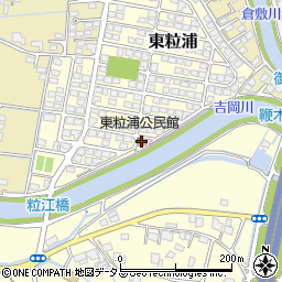 東粒浦公民館周辺の地図