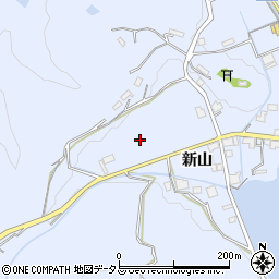広島県福山市駅家町新山周辺の地図