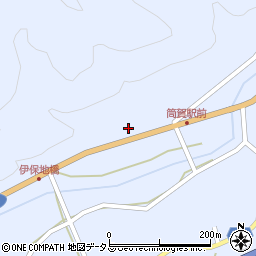 広島県山県郡安芸太田町中筒賀1594周辺の地図