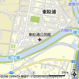 東粒浦公民館周辺の地図