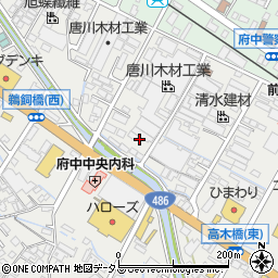 広島県府中市高木町249周辺の地図