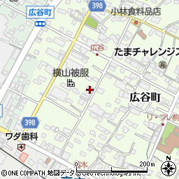広島県府中市広谷町822周辺の地図