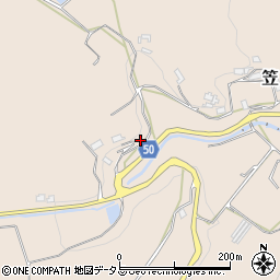 奈良県桜井市笠820周辺の地図