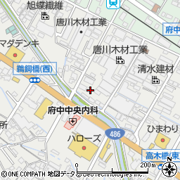広島県府中市高木町251周辺の地図