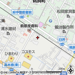 広島県府中市高木町182周辺の地図