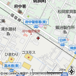 広島県府中市高木町182-1周辺の地図