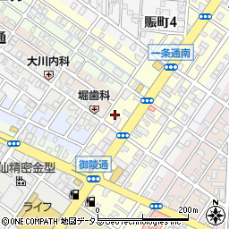 大阪府堺市堺区一条通3-7周辺の地図