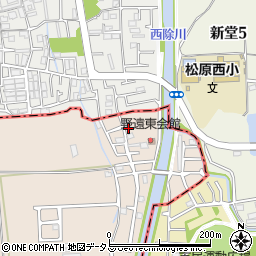 大阪府堺市北区野遠町144-13周辺の地図
