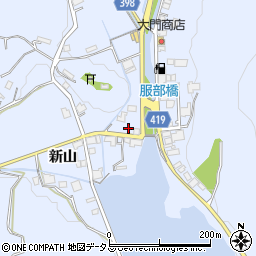 広島県福山市駅家町新山39周辺の地図