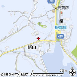 広島県福山市駅家町新山44周辺の地図