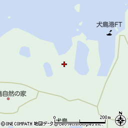 岡山県岡山市東区犬島296周辺の地図