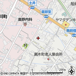 広島県府中市高木町336周辺の地図