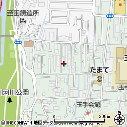 阪南グリーンハイツＢ棟周辺の地図