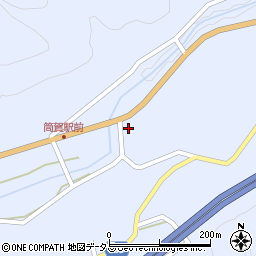 広島県山県郡安芸太田町中筒賀1163周辺の地図