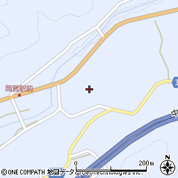 広島県山県郡安芸太田町中筒賀1194周辺の地図