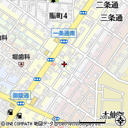 大阪府堺市堺区二条通3-3周辺の地図