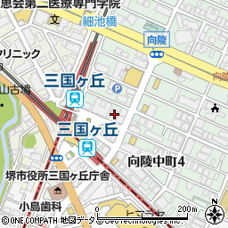 大阪信用金庫三国ヶ丘支店周辺の地図