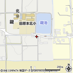 奈良県磯城郡田原本町鍵33周辺の地図