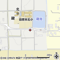 奈良県磯城郡田原本町鍵34周辺の地図