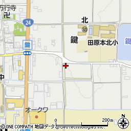 奈良県磯城郡田原本町鍵36-3周辺の地図