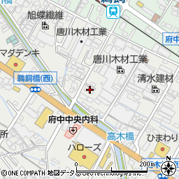 広島県府中市高木町246周辺の地図