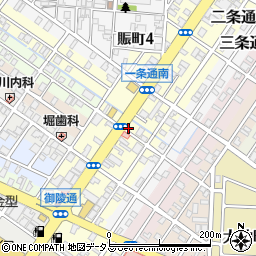 大阪府堺市堺区一条通6-4周辺の地図