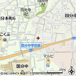 裏山産業周辺の地図
