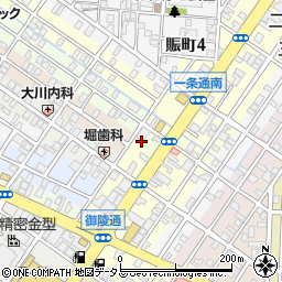 大阪府堺市堺区一条通3-10周辺の地図