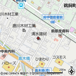 広島県府中市高木町223周辺の地図